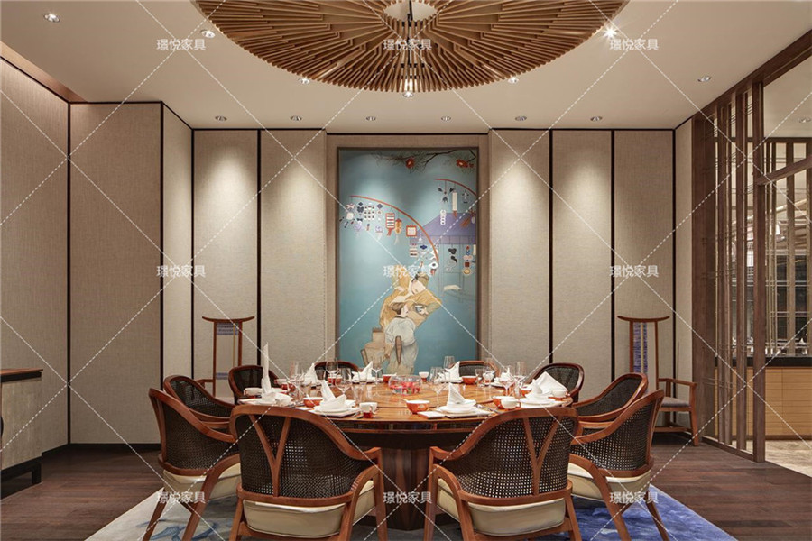 酒店餐厅家具10